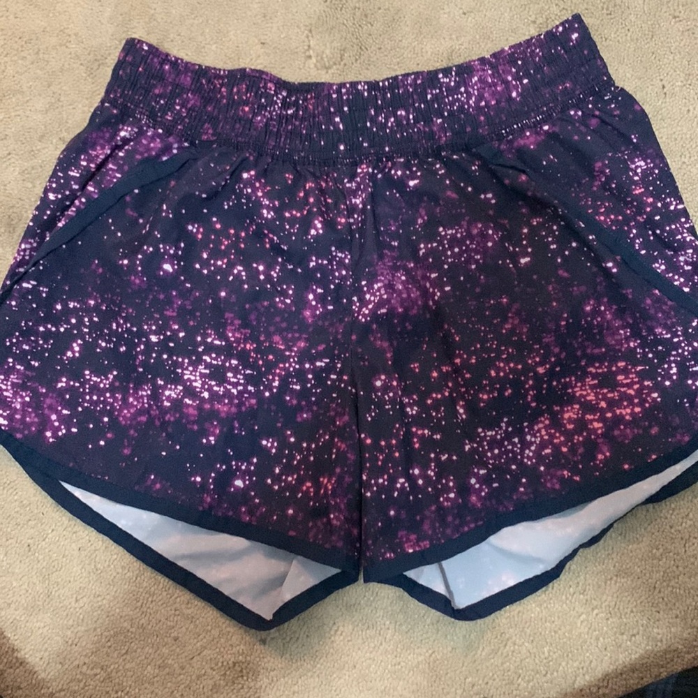 Champion (C9) purple athletic shorts, medium